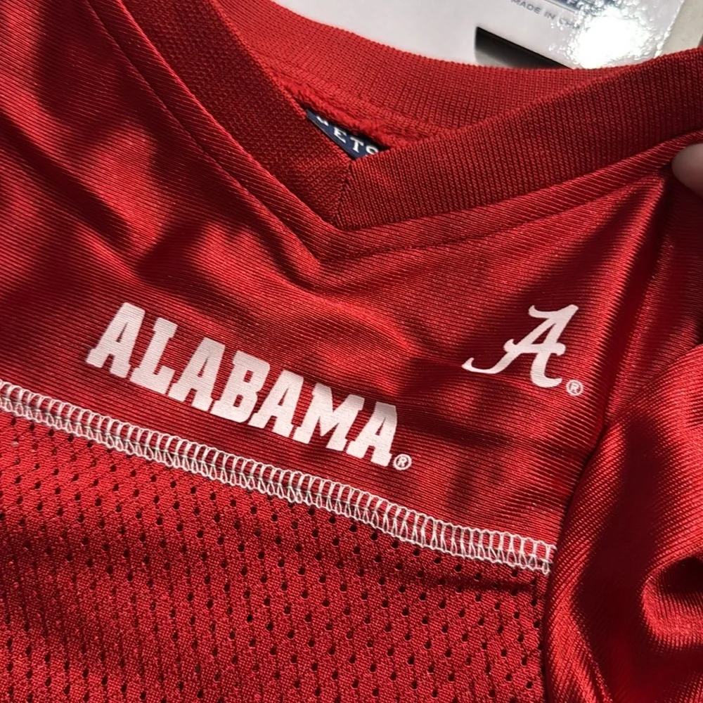 Alabama Crimson Tide 00 Dog Jersey Large - Picture 3 of 9